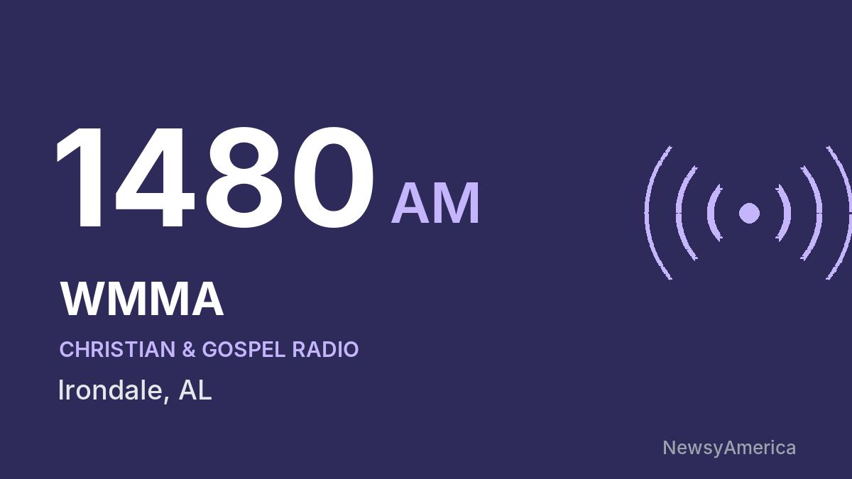 WMMA 1480 AM – Irondale