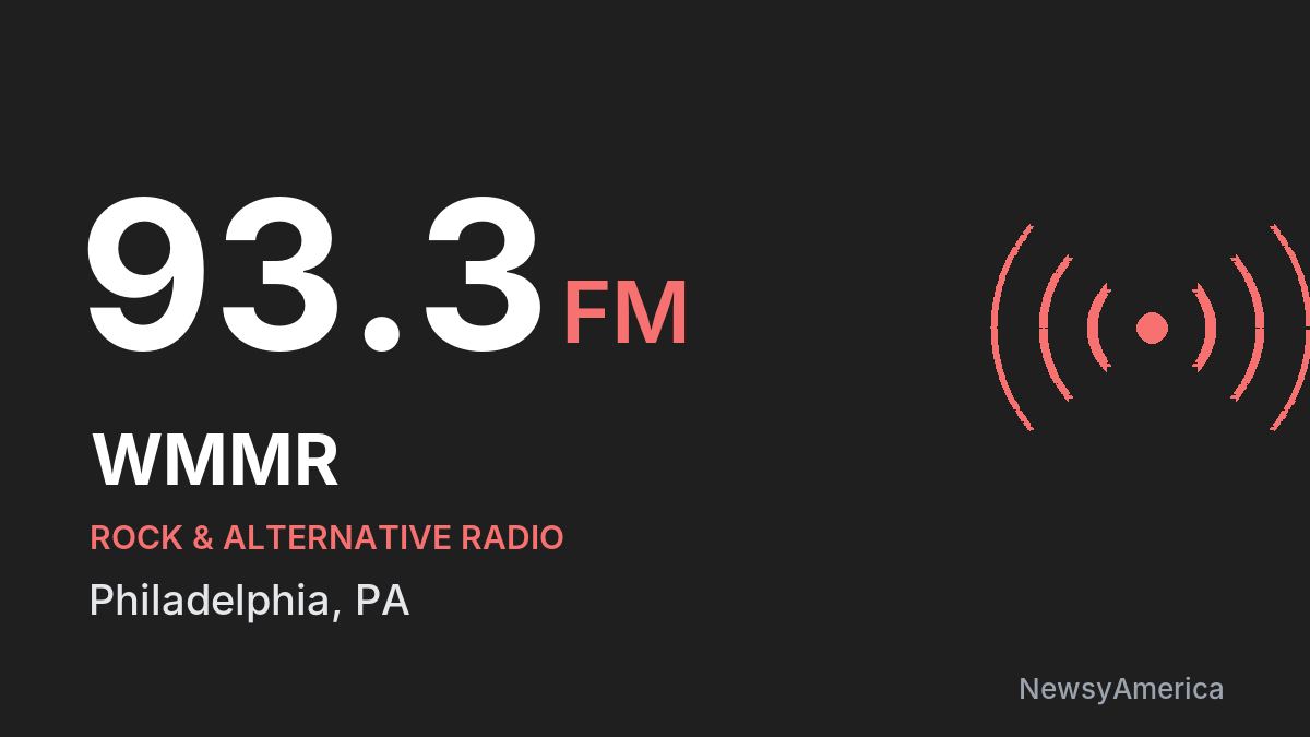 WMMR 93.3 FM – Philadelphia