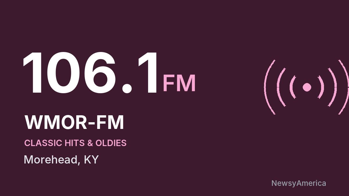 WMOR-FM 106.1 FM – Morehead