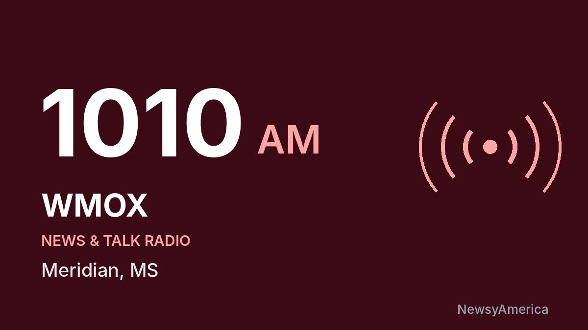 WMOX 1010 AM – Meridian