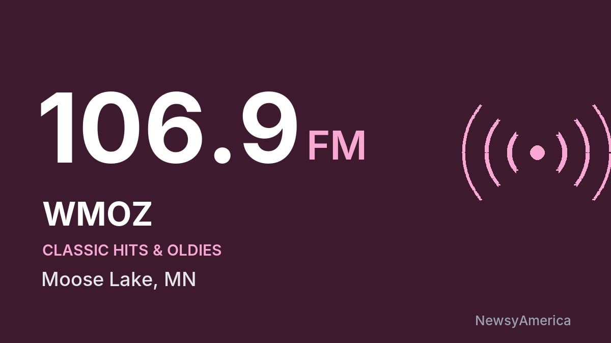 WMOZ 106.9 FM – Moose Lake