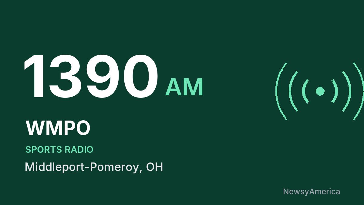 WMPO 1390 AM – Middleport-Pomeroy