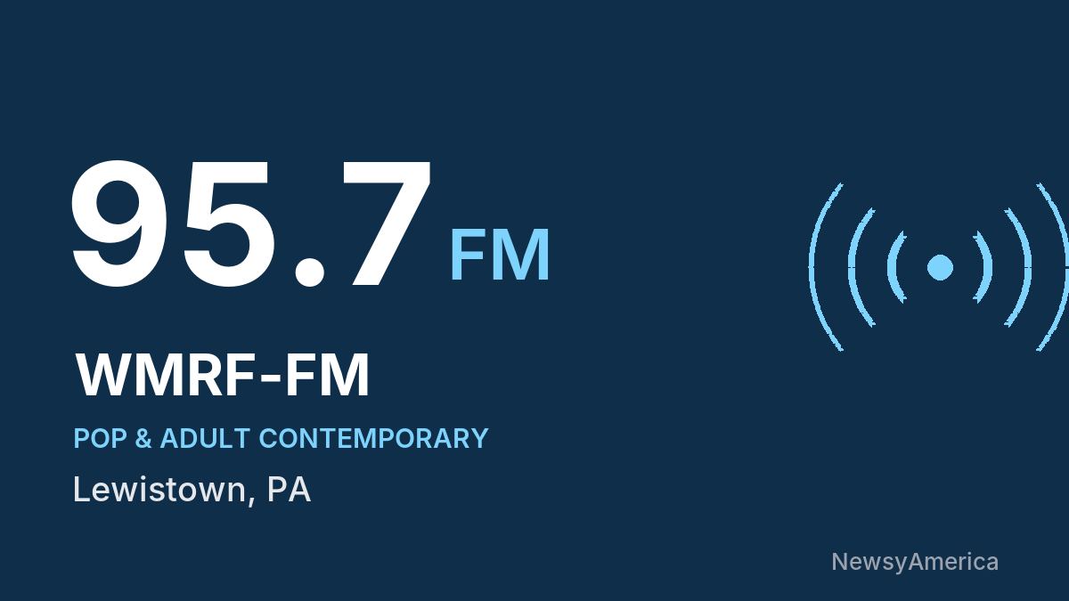 WMRF-FM 95.7 FM – Lewistown