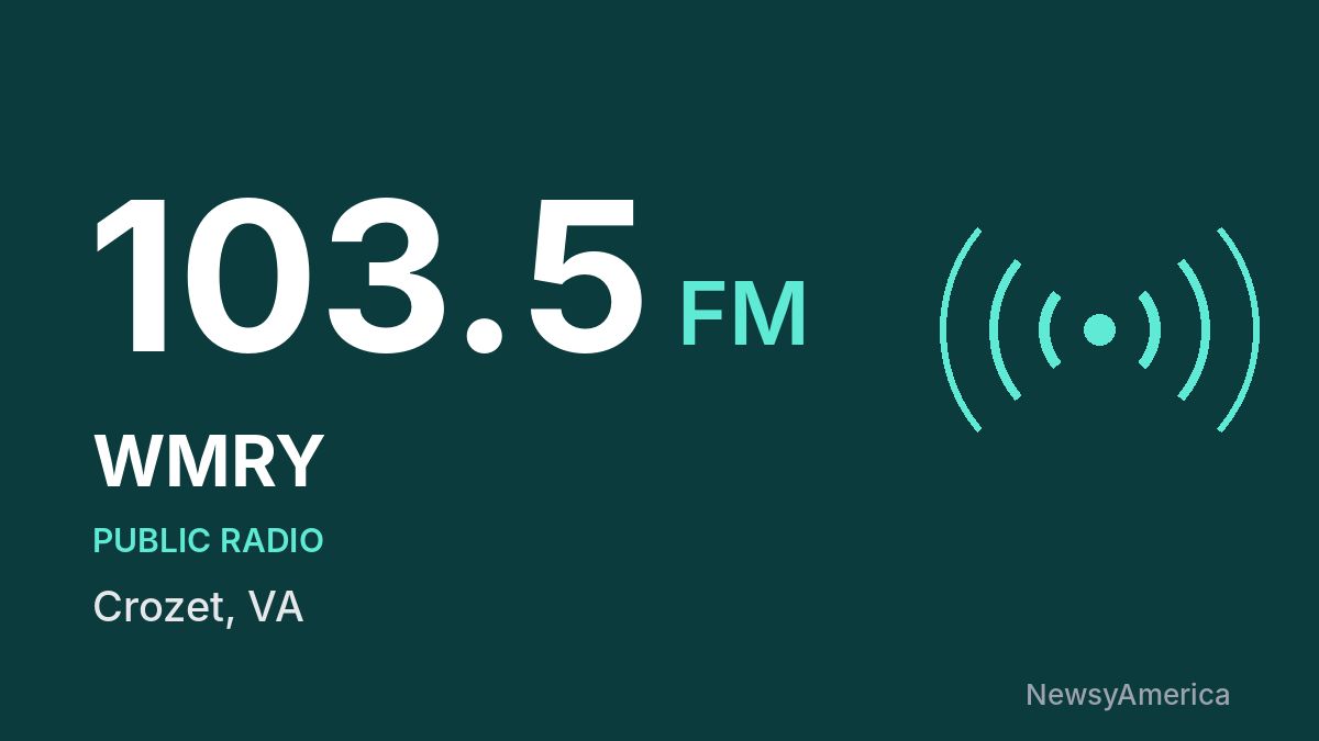 WMRY 103.5 FM – Crozet