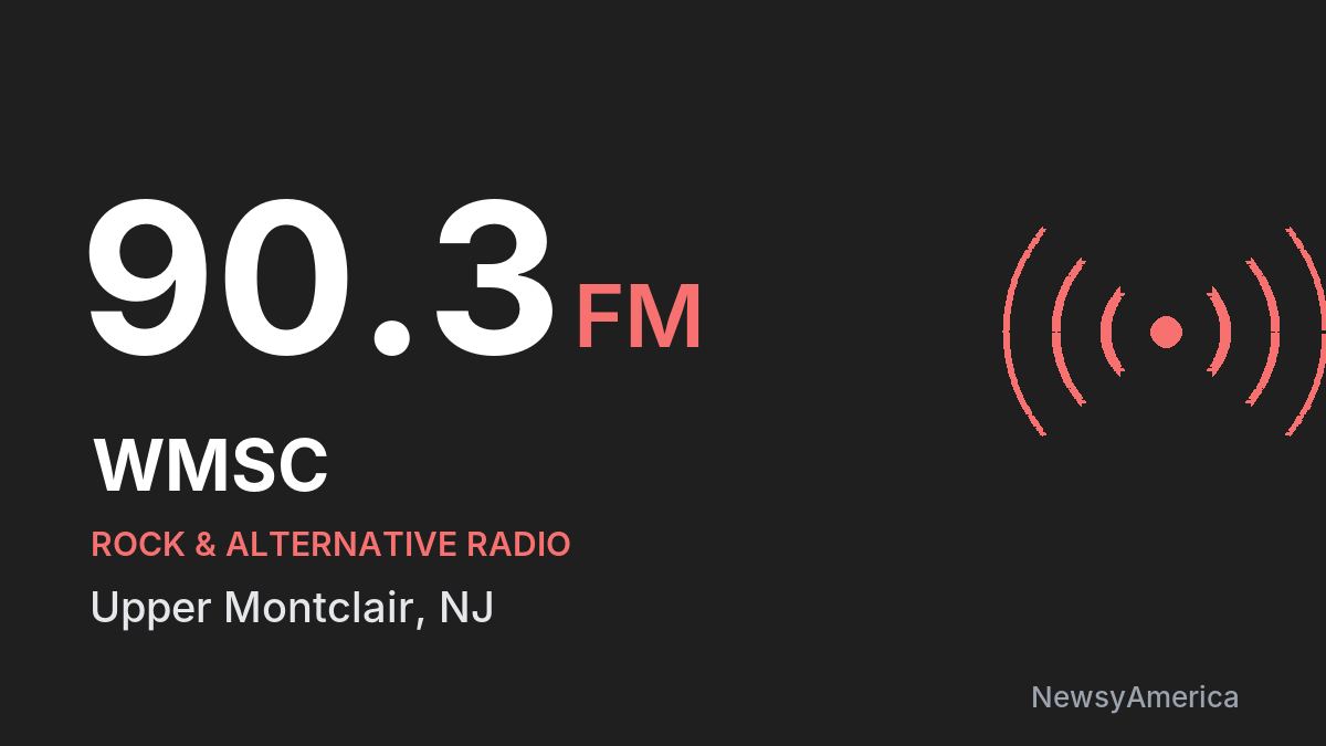 WMSC 90.3 FM – Upper Montclair
