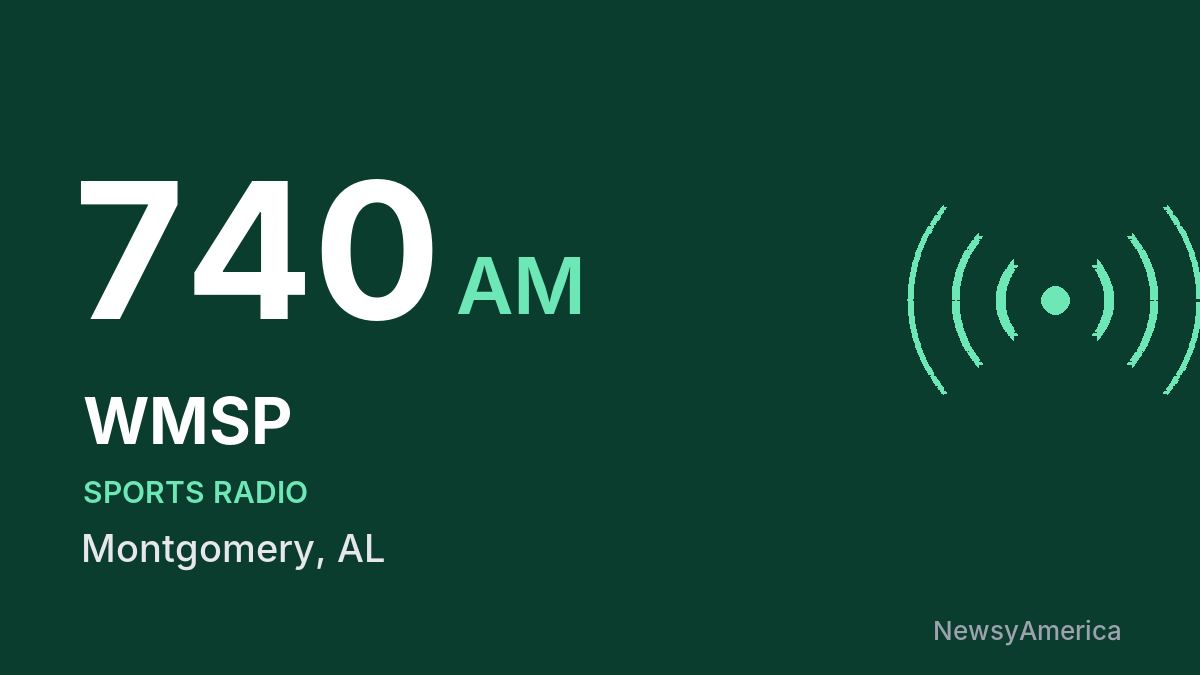 WMSP 740 AM – Montgomery