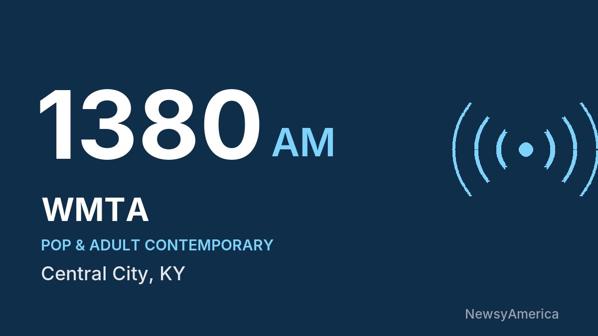 WMTA 1380 AM – Central City