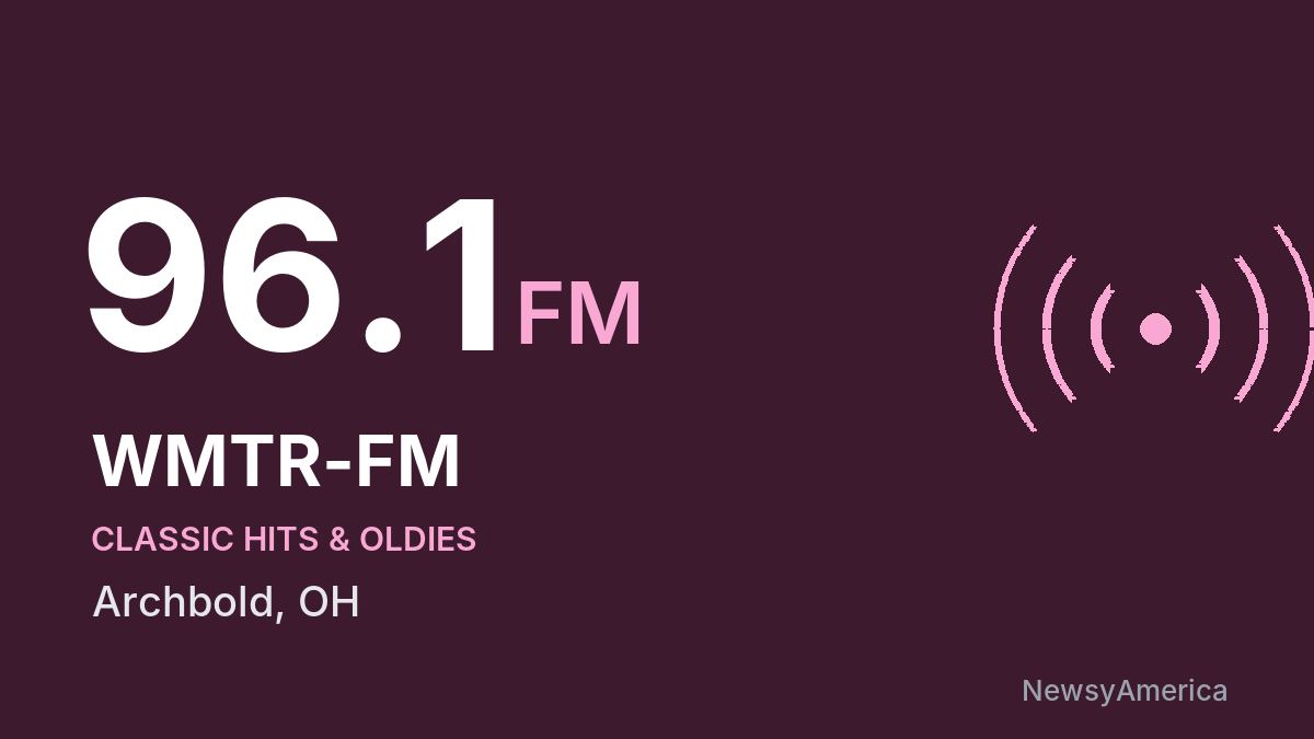 WMTR-FM 96.1 FM – Archbold