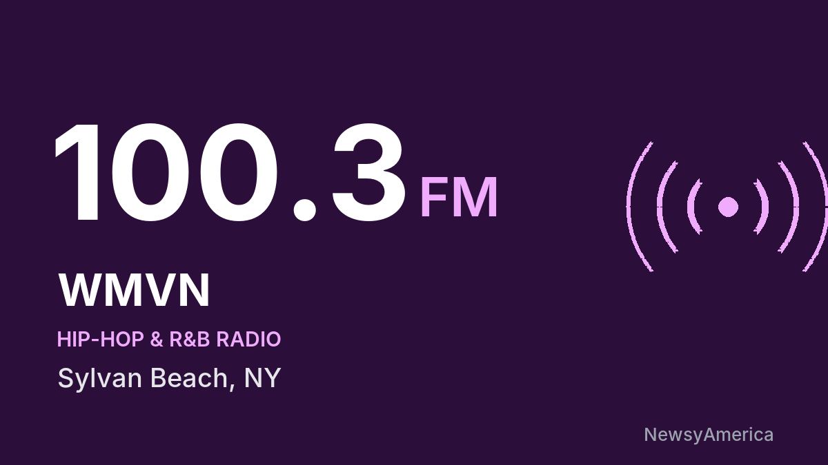 WMVN 100.3 FM – Sylvan Beach
