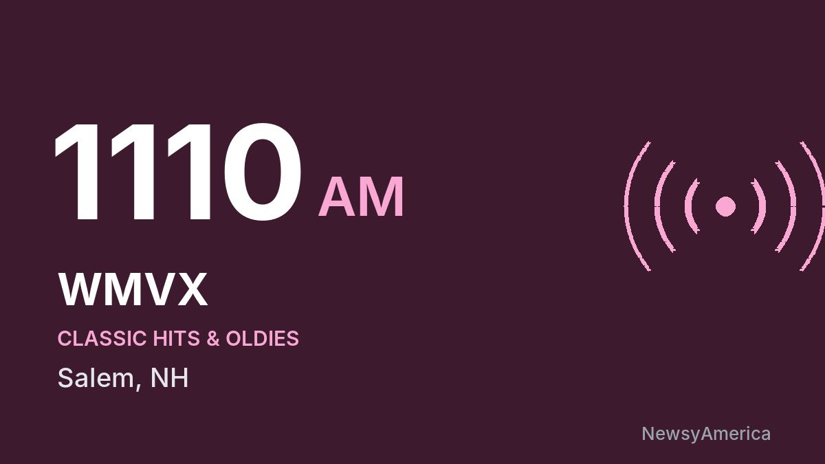 WMVX 1110 AM – Salem