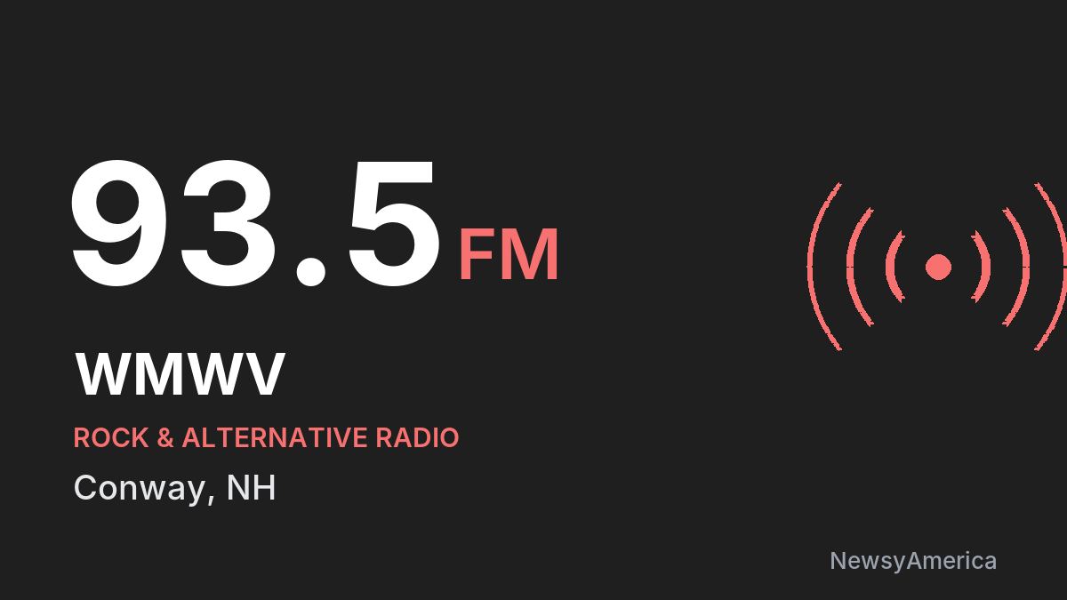 WMWV 93.5 FM – Conway