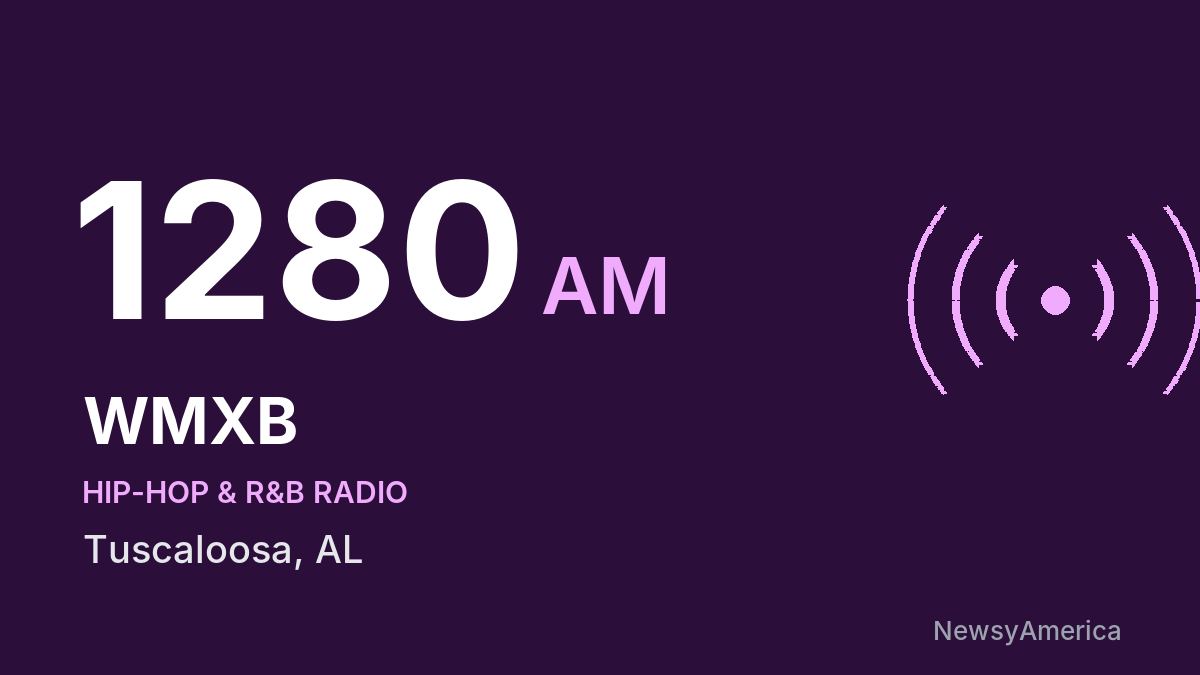 WMXB 1280 AM – Tuscaloosa