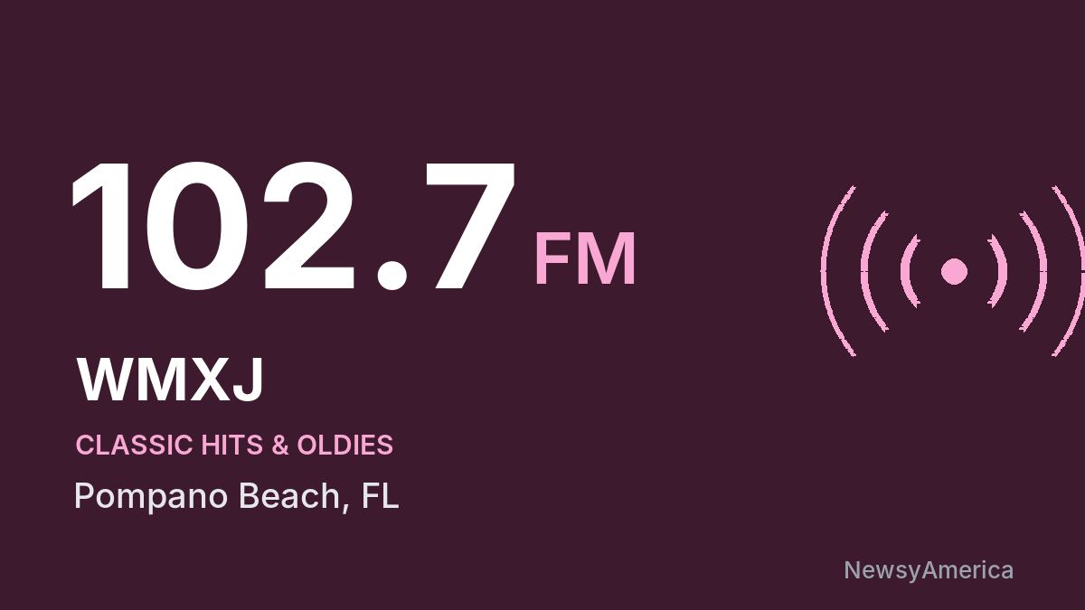 WMXJ 102.7 FM – Pompano Beach