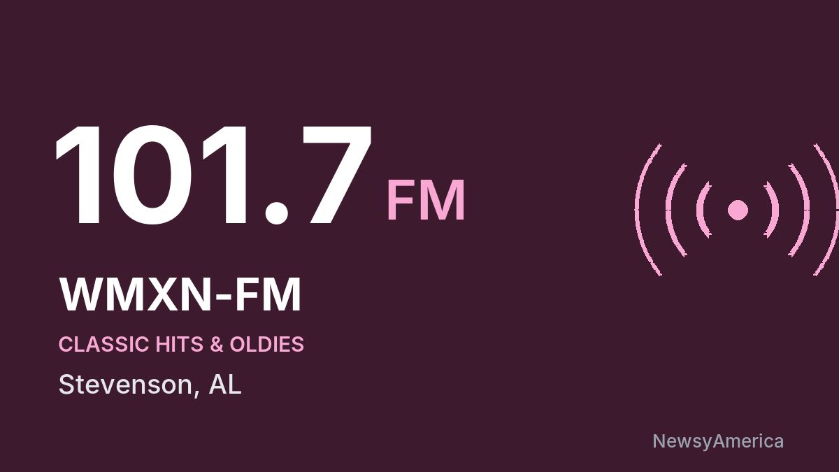 WMXN-FM 101.7 FM – Stevenson