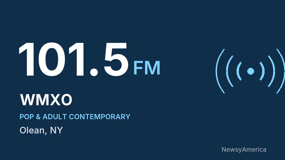 WMXO 101.5 FM – Olean