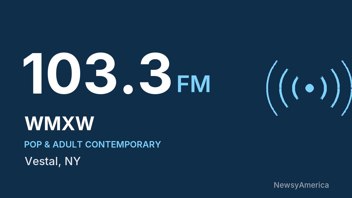 WMXW 103.3 FM – Vestal