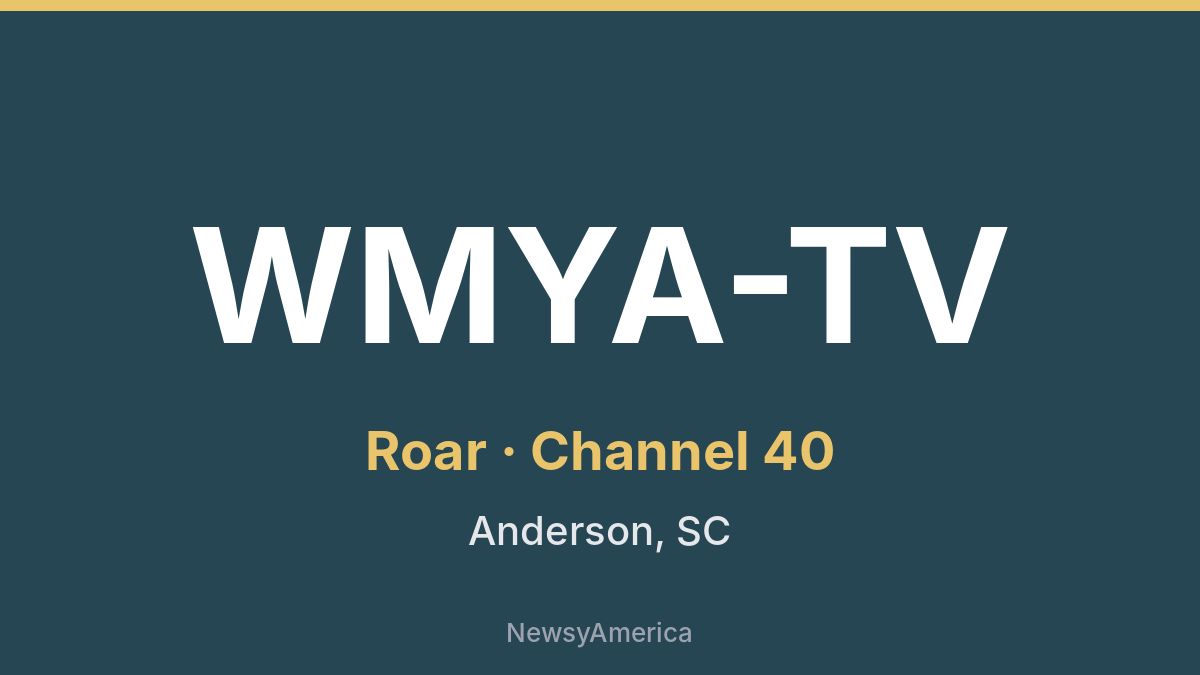 WMYA-TV – Roar 40 Greenville