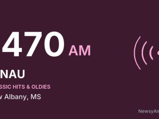 WNAU 1470 AM, New Albany, MS