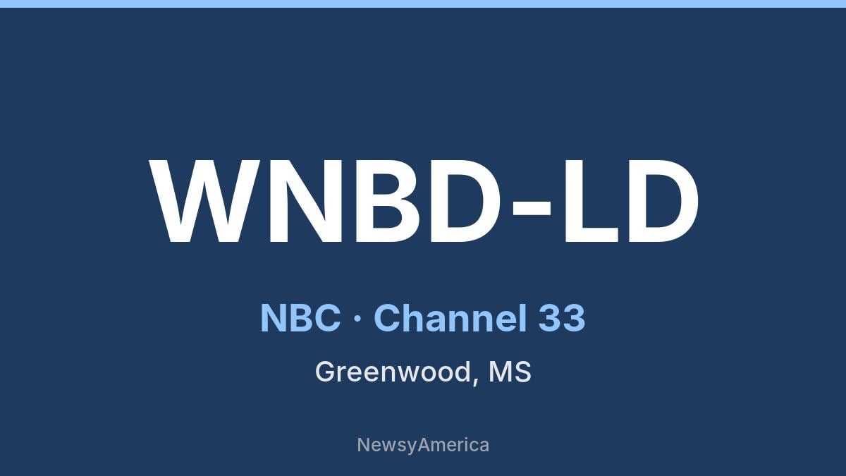 WNBD-LD – NBC 33 Greenwood