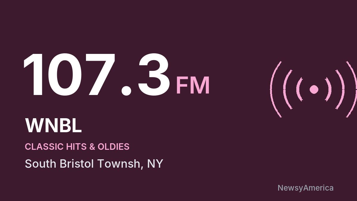 WNBL 107.3 FM – South Bristol Townsh