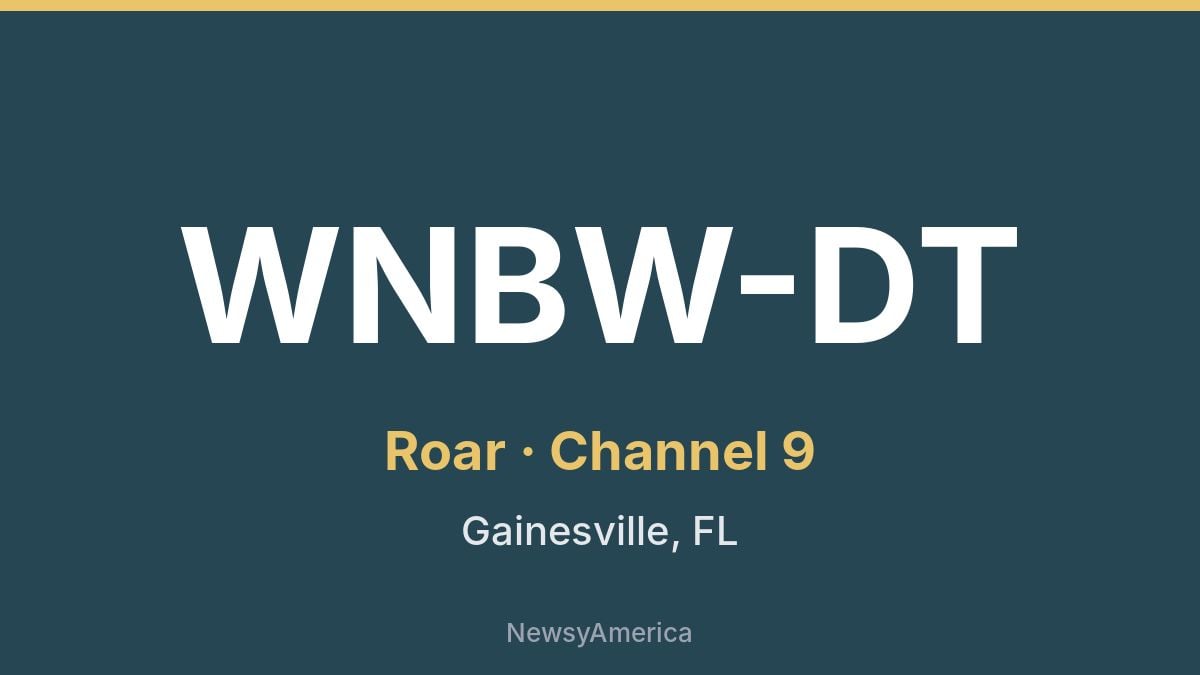 WNBW-DT – Roar 9 Gainesville