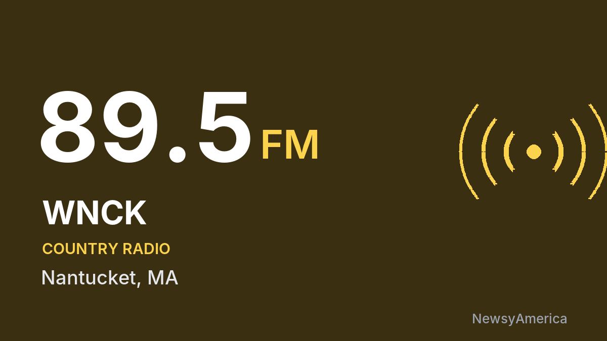 WNCK 89.5 FM – Nantucket