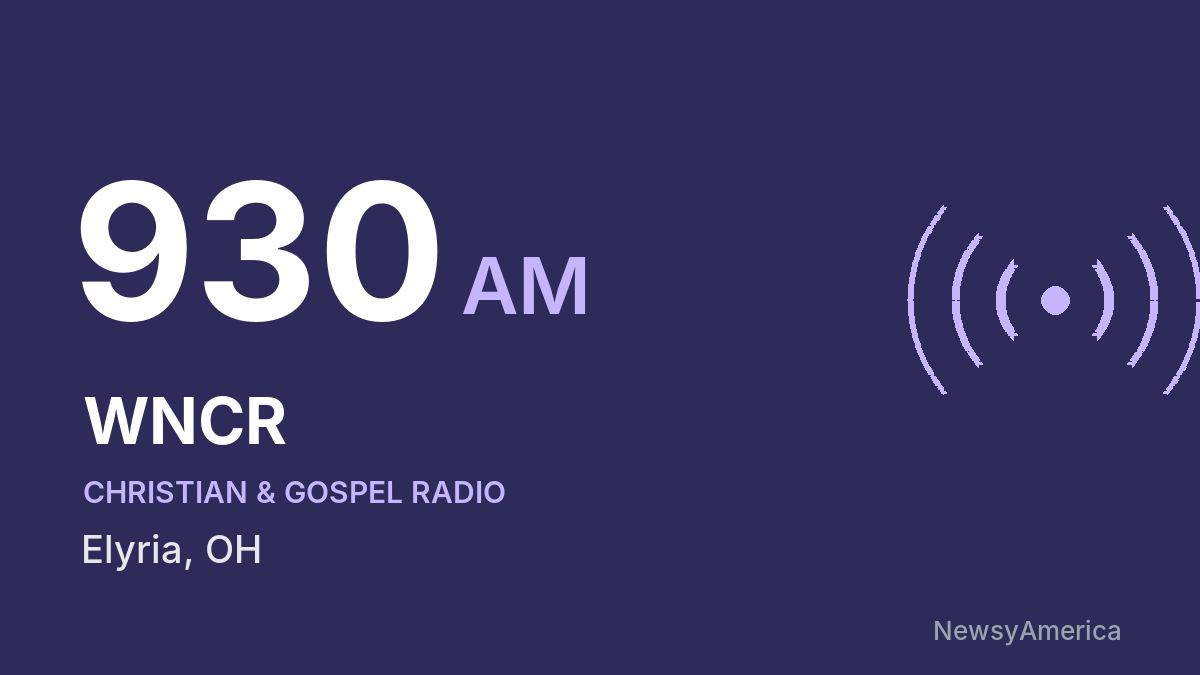 WNCR 930 AM – Elyria