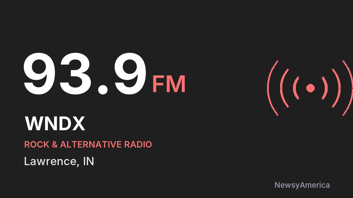 WNDX 93.9 FM – Lawrence