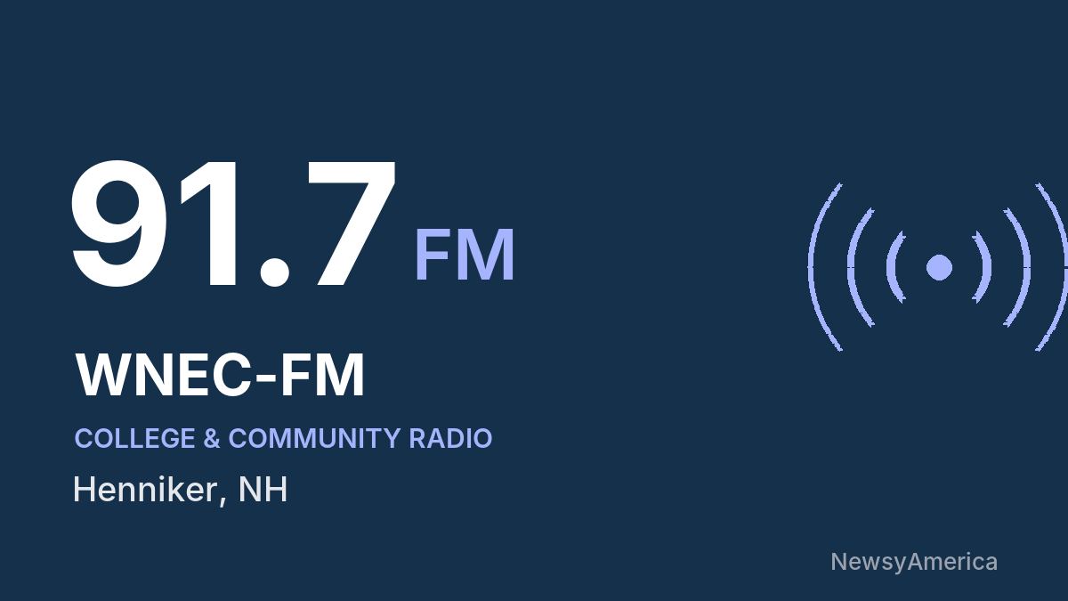 WNEC-FM 91.7 FM – Henniker