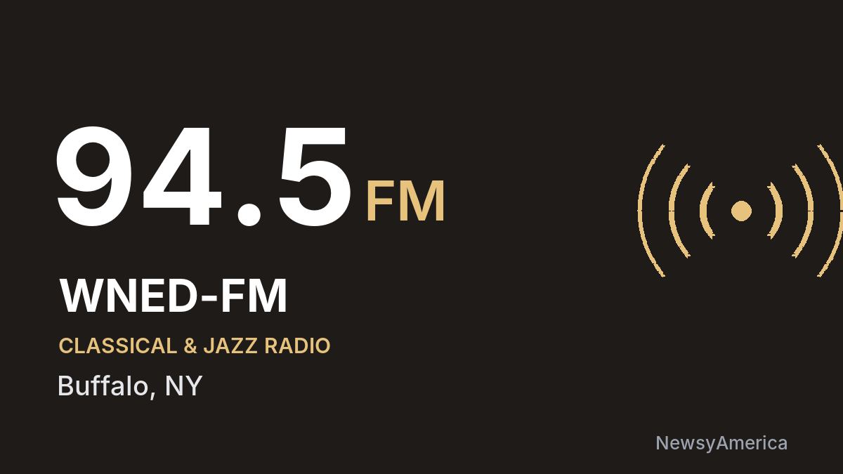 WNED-FM 94.5 FM – Buffalo