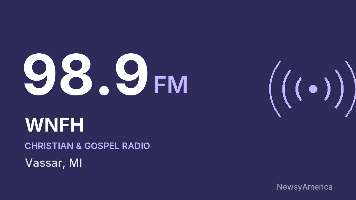 WNFH 98.9 FM – Vassar
