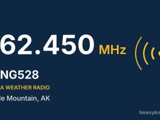 WNG528 NOAA Weather Radio 162.450 MHz, Bede Mountain, AK