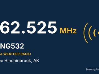 WNG532 NOAA Weather Radio 162.525 MHz, Cape Hinchinbrook, AK