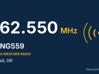 WNG559 NOAA Weather Radio 162.550 MHz, Fossil, OR