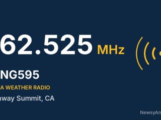 WNG595 NOAA Weather Radio 162.525 MHz, Conway Summit, CA