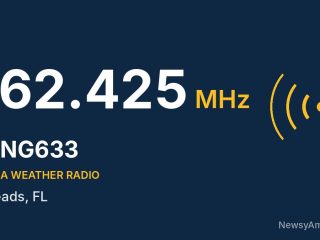 WNG633 NOAA Weather Radio 162.425 MHz, Sneads, FL