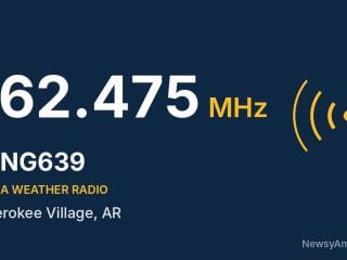 WNG639 NOAA Weather Radio 162.475 MHz, Cherokee Village, AR