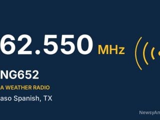 WNG652 NOAA Weather Radio 162.550 MHz, El Paso Spanish, TX