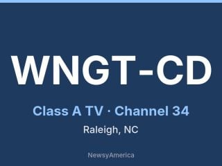 WNGT-CD channel 34, Raleigh, NC