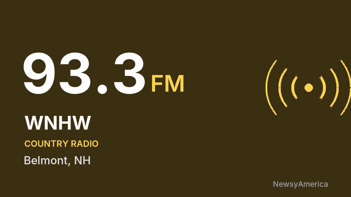 WNHW 93.3 FM – Belmont