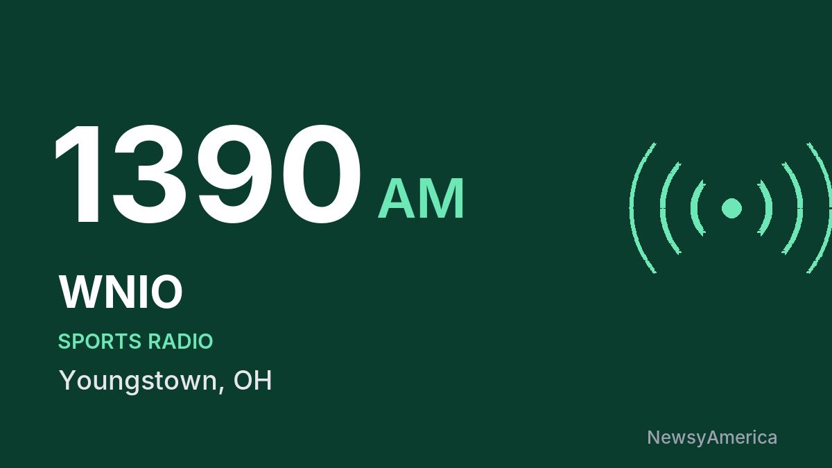 WNIO 1390 AM – Youngstown
