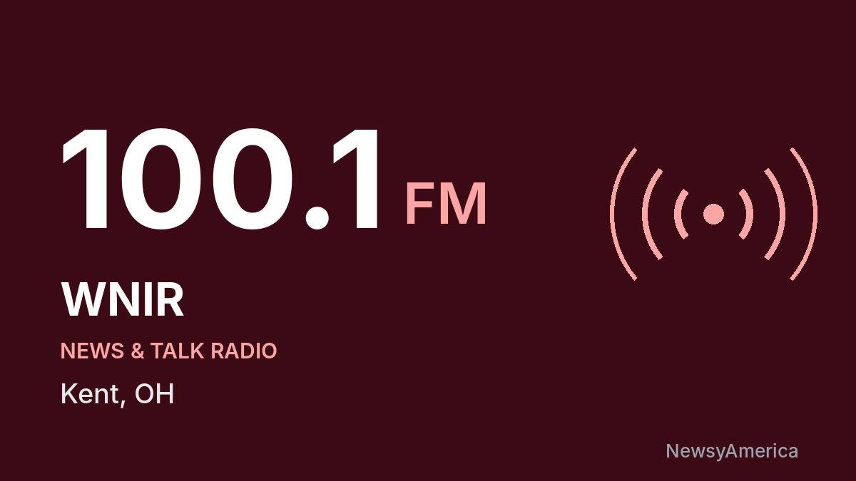 WNIR 100.1 FM – Kent