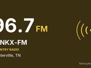 WNKX-FM 96.7 FM, Centerville, TN