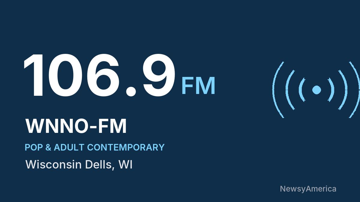 WNNO-FM 106.9 FM – Wisconsin Dells