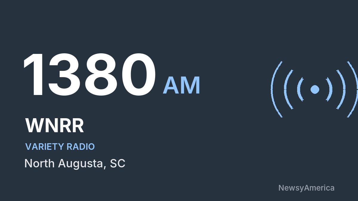 WNRR 1380 AM – North Augusta