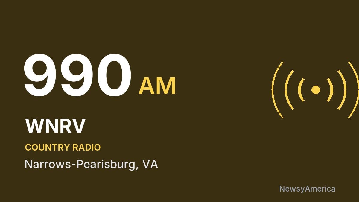 WNRV 990 AM – Narrows-Pearisburg