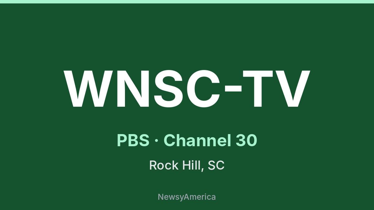 WNSC-TV – PBS 30 Charlotte