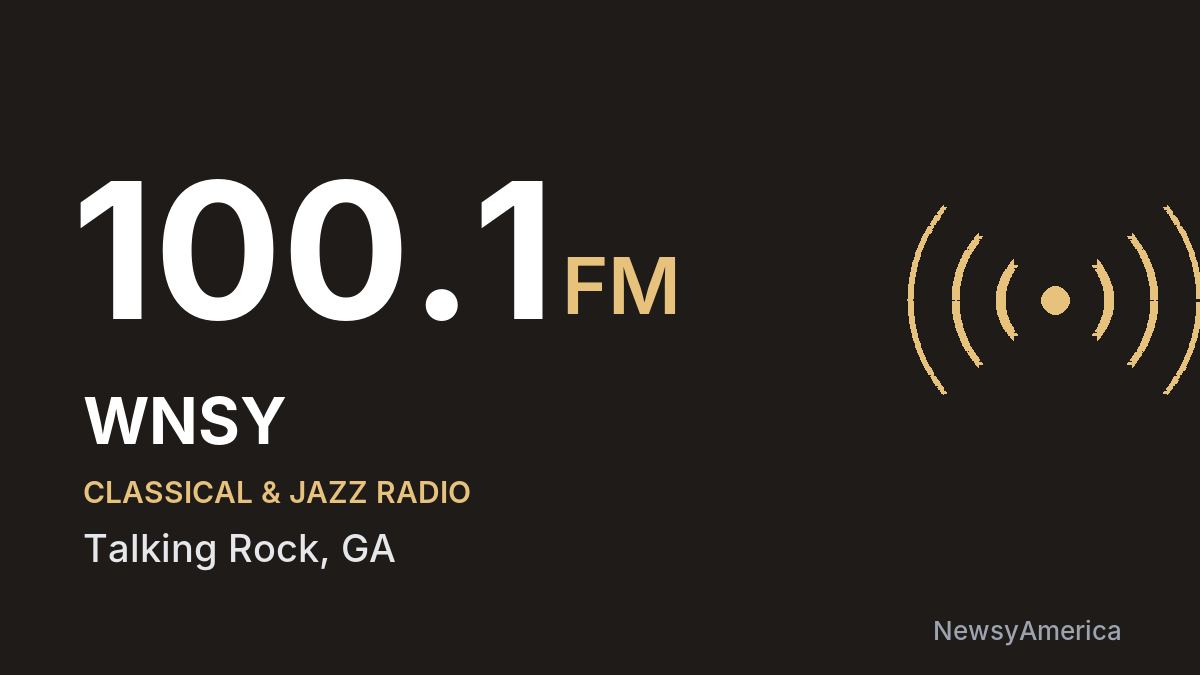 WNSY 100.1 FM – Talking Rock