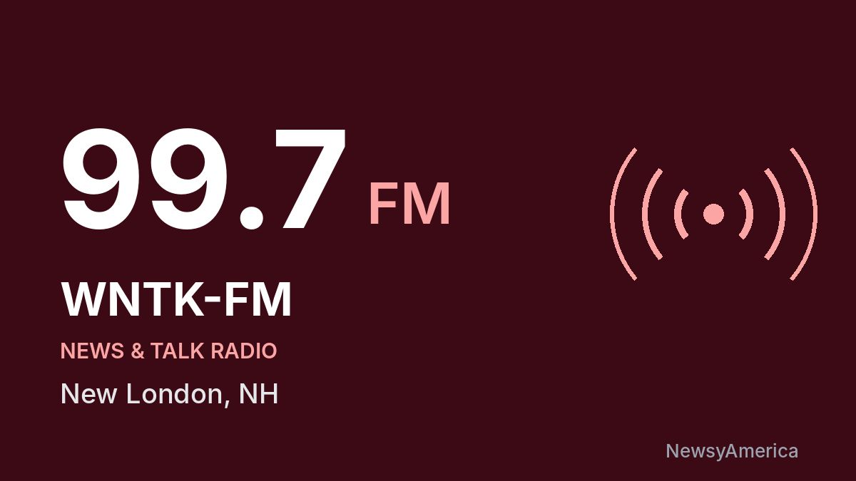 WNTK-FM 99.7 FM – New London