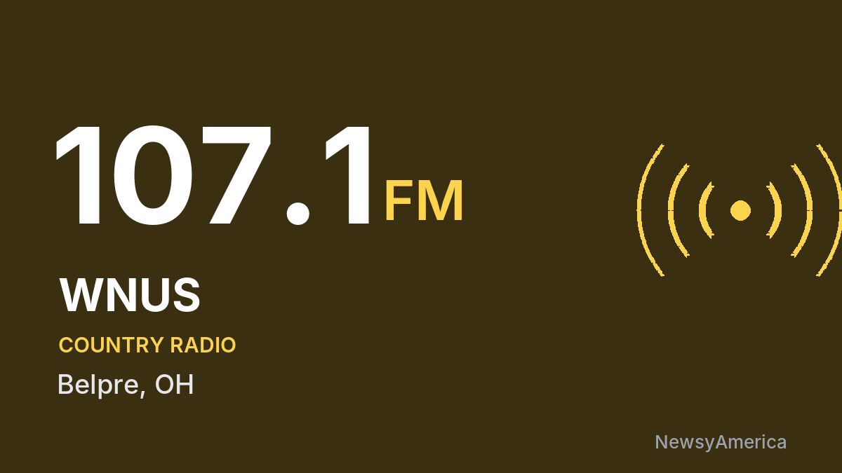WNUS 107.1 FM – Belpre